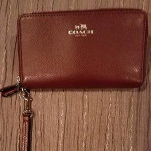 Coach brown wallet